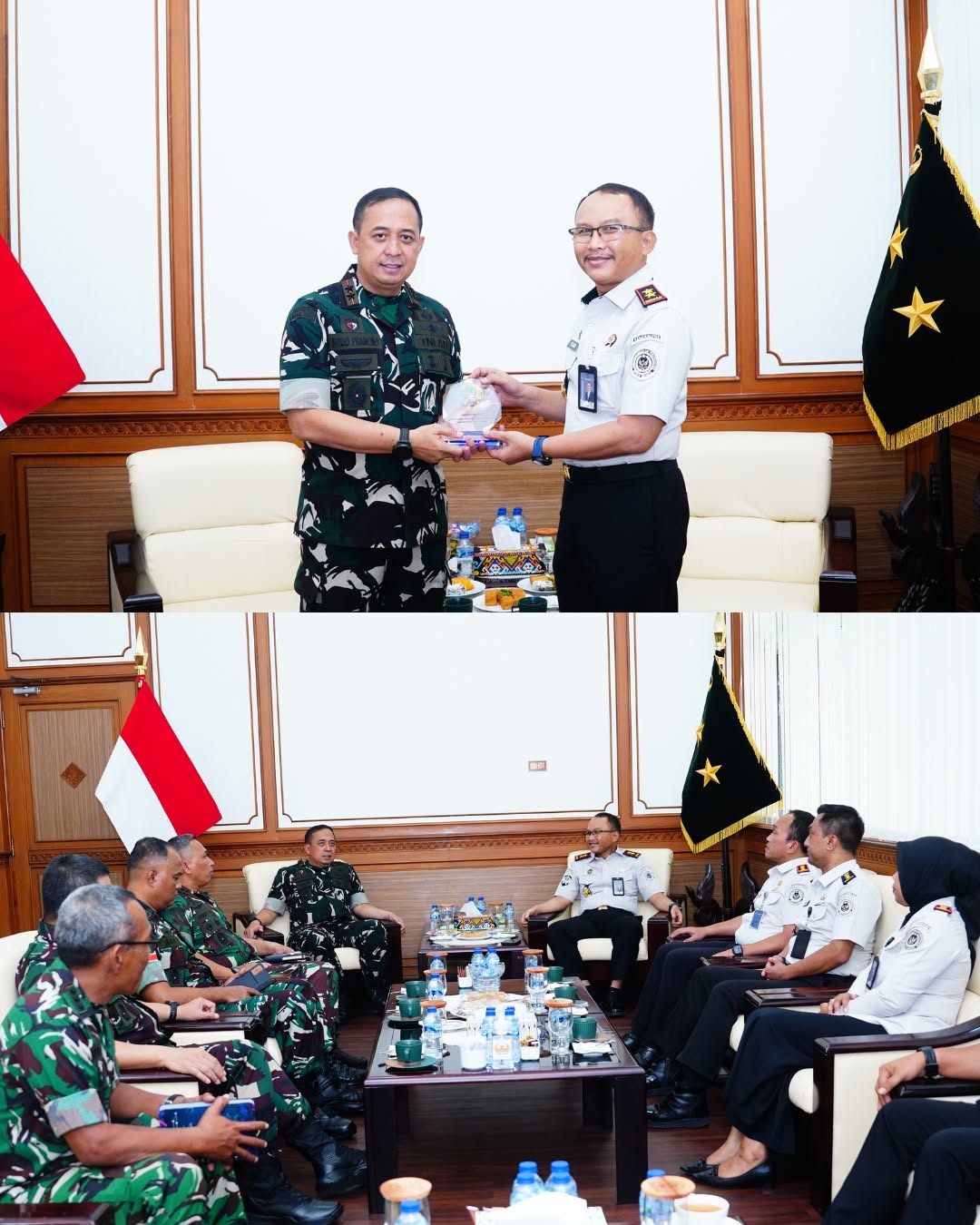Perkuat Sinergi Keamanan dan Pembinaan, Kanwil Ditjenpas Kaltim Sambangi Kodam VI/Mulawarman