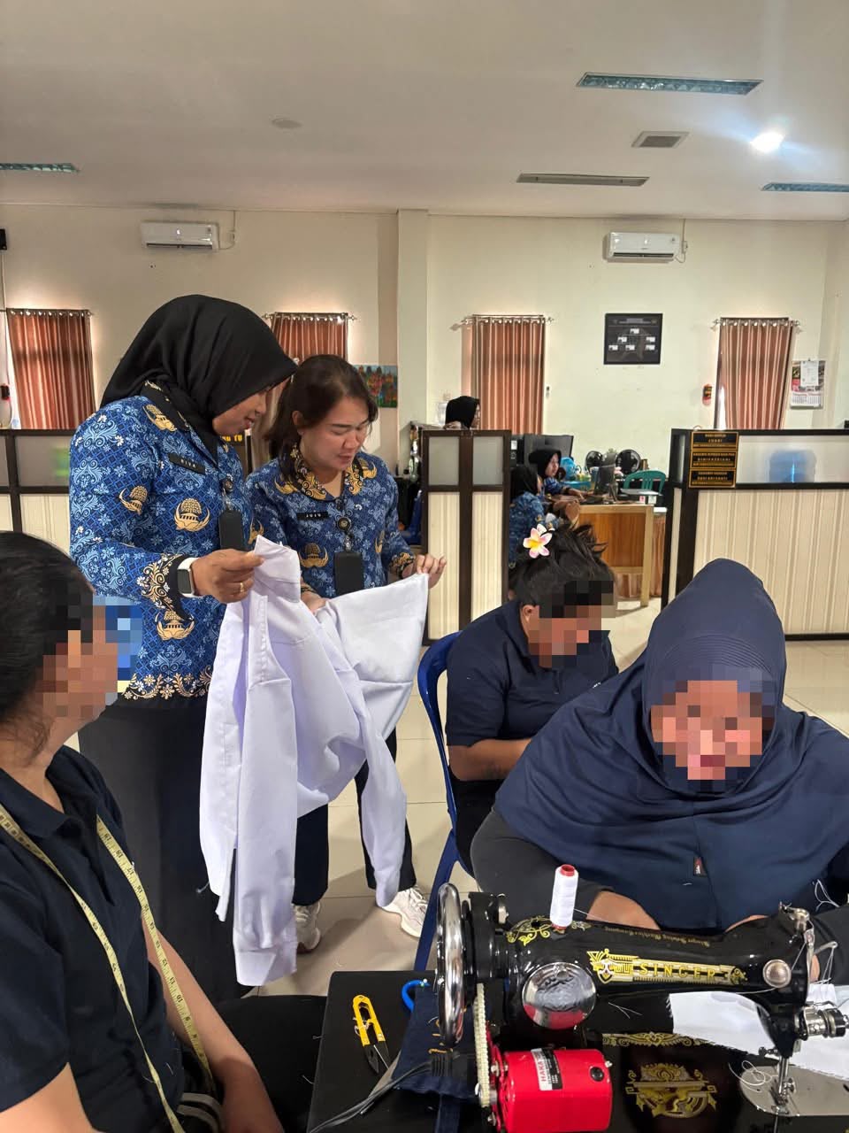 Pelatihan Menjahit Lapas Perempuan Kelas IIA Tenggarong